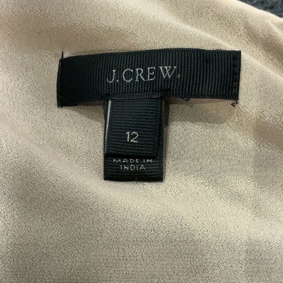 J. Crew Black Cotton Eyelet Lace Ruffled One-Shoulder Top Blouse Size 12 Large L - Picture 5 of 7